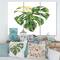 Designart - Tropical Green Leaves In Summer Times III - Tropical Canvas Wall Art Print